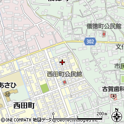 佐賀県鳥栖市西田町104周辺の地図