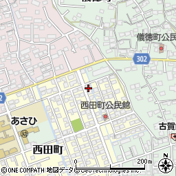 佐賀県鳥栖市西田町84周辺の地図