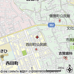 佐賀県鳥栖市西田町111周辺の地図