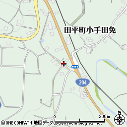 坊田区公民館周辺の地図