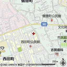 佐賀県鳥栖市西田町118周辺の地図