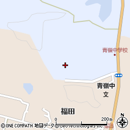 伊万里市立青嶺中学校周辺の地図