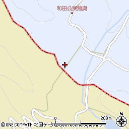 大分県宇佐市院内町和田108周辺の地図