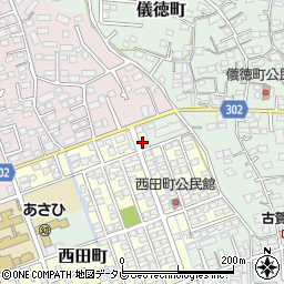 佐賀県鳥栖市西田町83周辺の地図