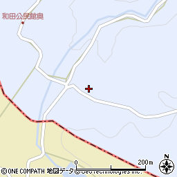 大分県宇佐市院内町和田18周辺の地図