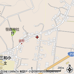 大分県日田市清水町1039-1周辺の地図