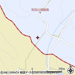 大分県宇佐市院内町和田109周辺の地図