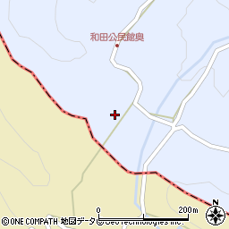 大分県宇佐市院内町和田111周辺の地図