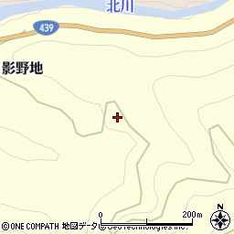高知県高岡郡梼原町影野地181周辺の地図