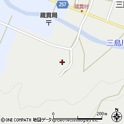 愛媛県西予市三瓶町蔵貫3665周辺の地図