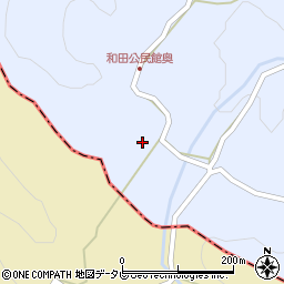 大分県宇佐市院内町和田113周辺の地図