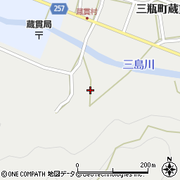 愛媛県西予市三瓶町蔵貫3823周辺の地図