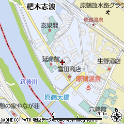 福岡県朝倉市杷木志波25-5周辺の地図