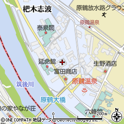 福岡県朝倉市杷木志波25-7周辺の地図