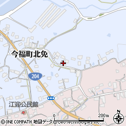 長崎県松浦市今福町北免1888周辺の地図