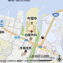 松浦市立今福中学校周辺の地図