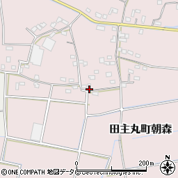 福岡県久留米市田主丸町朝森660周辺の地図