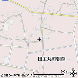 福岡県久留米市田主丸町朝森651周辺の地図