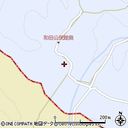 大分県宇佐市院内町和田119周辺の地図