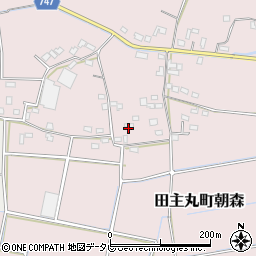 福岡県久留米市田主丸町朝森666周辺の地図