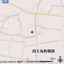 福岡県久留米市田主丸町朝森643周辺の地図