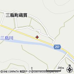 愛媛県西予市三瓶町蔵貫747周辺の地図