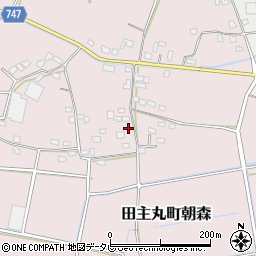 福岡県久留米市田主丸町朝森641周辺の地図