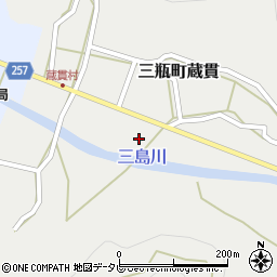 愛媛県西予市三瓶町蔵貫484周辺の地図