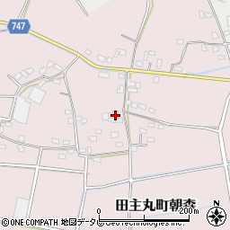 福岡県久留米市田主丸町朝森626周辺の地図