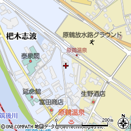 福岡県朝倉市杷木志波57-2周辺の地図