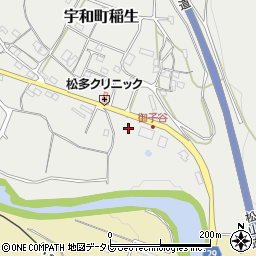 愛媛県西予市宇和町稲生292周辺の地図