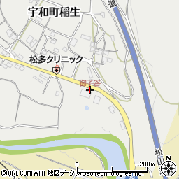 御子谷周辺の地図