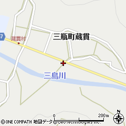 愛媛県西予市三瓶町蔵貫1228周辺の地図