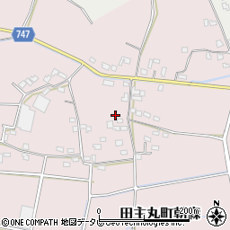 福岡県久留米市田主丸町朝森624周辺の地図