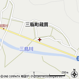 愛媛県西予市三瓶町蔵貫720周辺の地図