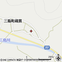 愛媛県西予市三瓶町蔵貫781周辺の地図