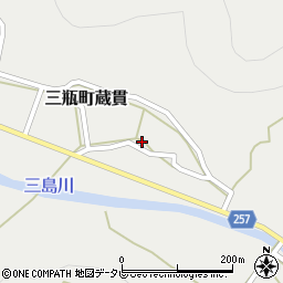 愛媛県西予市三瓶町蔵貫731周辺の地図