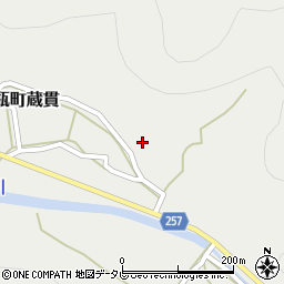 愛媛県西予市三瓶町蔵貫941-1周辺の地図