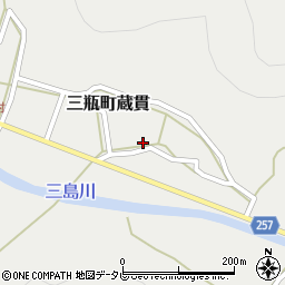 愛媛県西予市三瓶町蔵貫729周辺の地図