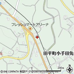 長崎県平戸市田平町小手田免1242-3周辺の地図