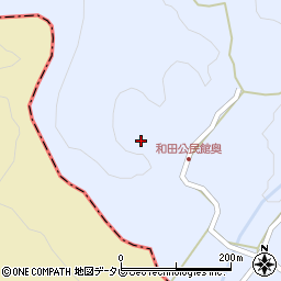 大分県宇佐市院内町和田161周辺の地図