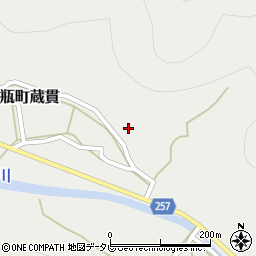 愛媛県西予市三瓶町蔵貫941周辺の地図