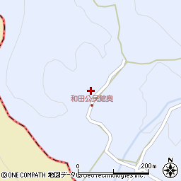 大分県宇佐市院内町和田62周辺の地図