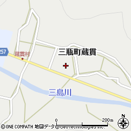愛媛県西予市三瓶町蔵貫524周辺の地図