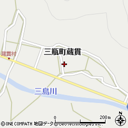 愛媛県西予市三瓶町蔵貫653周辺の地図