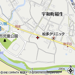 愛媛県西予市宇和町稲生220周辺の地図