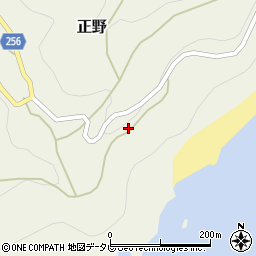 愛媛県西宇和郡伊方町正野767周辺の地図