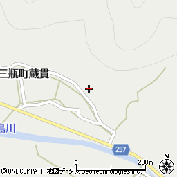 愛媛県西予市三瓶町蔵貫931周辺の地図