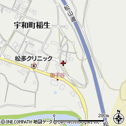 愛媛県西予市宇和町稲生325周辺の地図