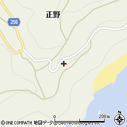 愛媛県西宇和郡伊方町正野838周辺の地図